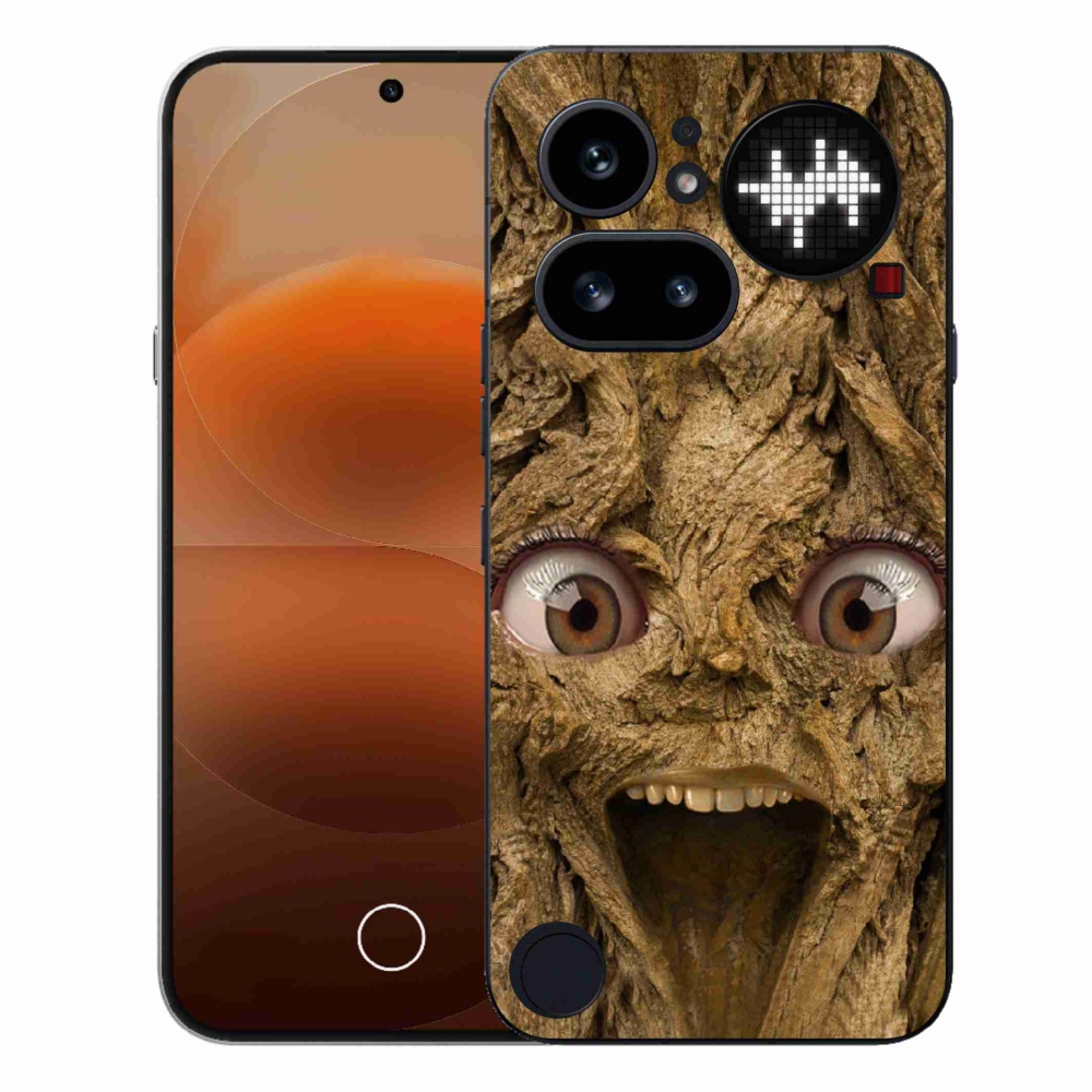 Gélový kryt mmCase na Nothing Phone (4a) - veselý strom s očami