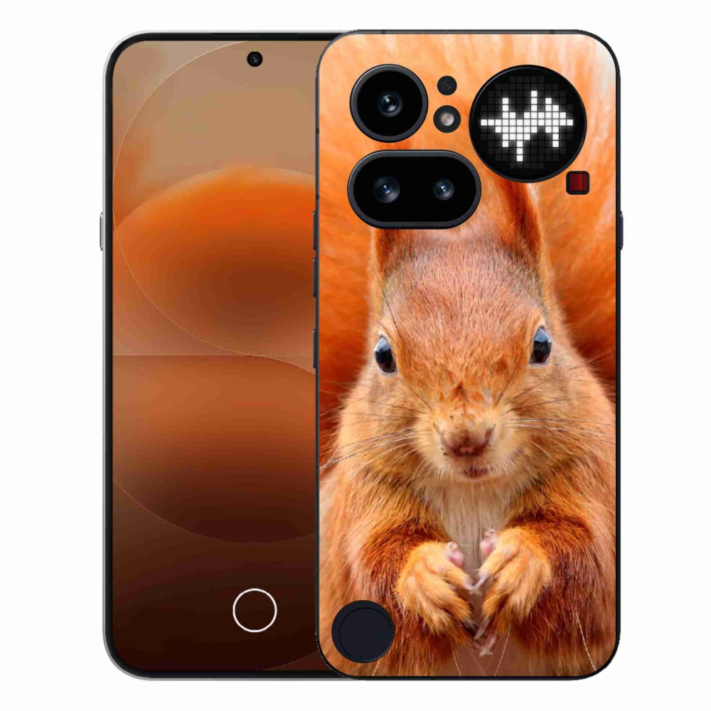 Gélový kryt mmCase na Nothing Phone (4a) - veverička