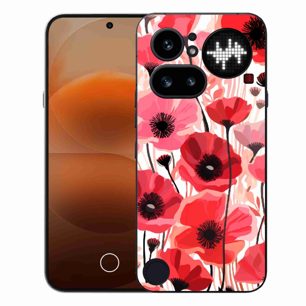 Gélový kryt mmCase na Nothing Phone (4a) - vlčí mak 1