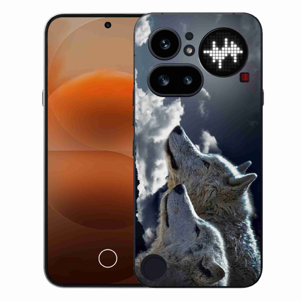Gélový kryt mmCase na Nothing Phone (4a) - vlci