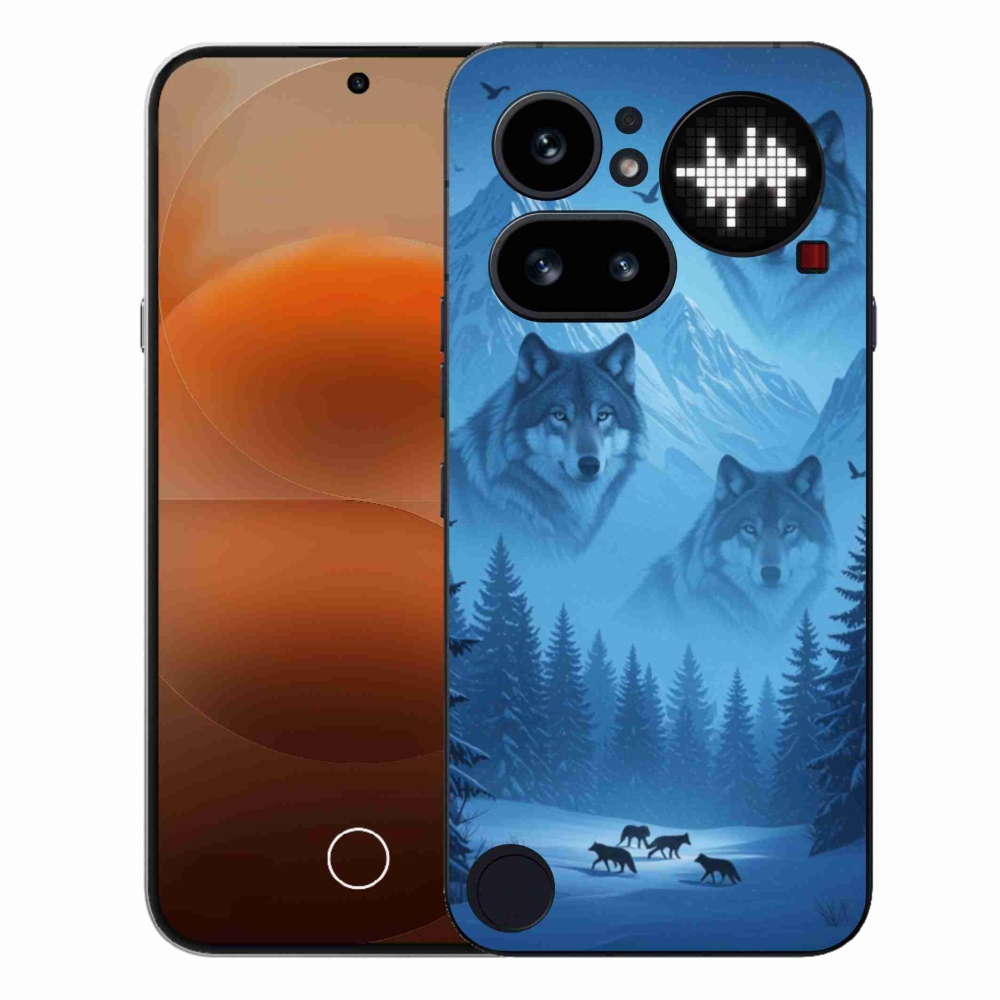 Gélový kryt mmCase na Nothing Phone (4a) - vlčia svorka