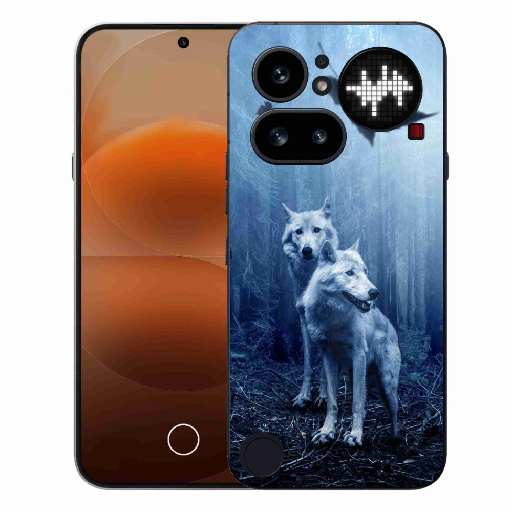 Gélový kryt mmCase na Nothing Phone (4a) - vlci v lese