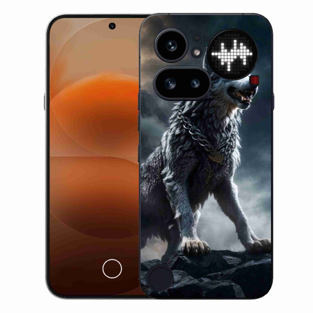 Gélový kryt mmCase na Nothing Phone (4a) - vlk 1