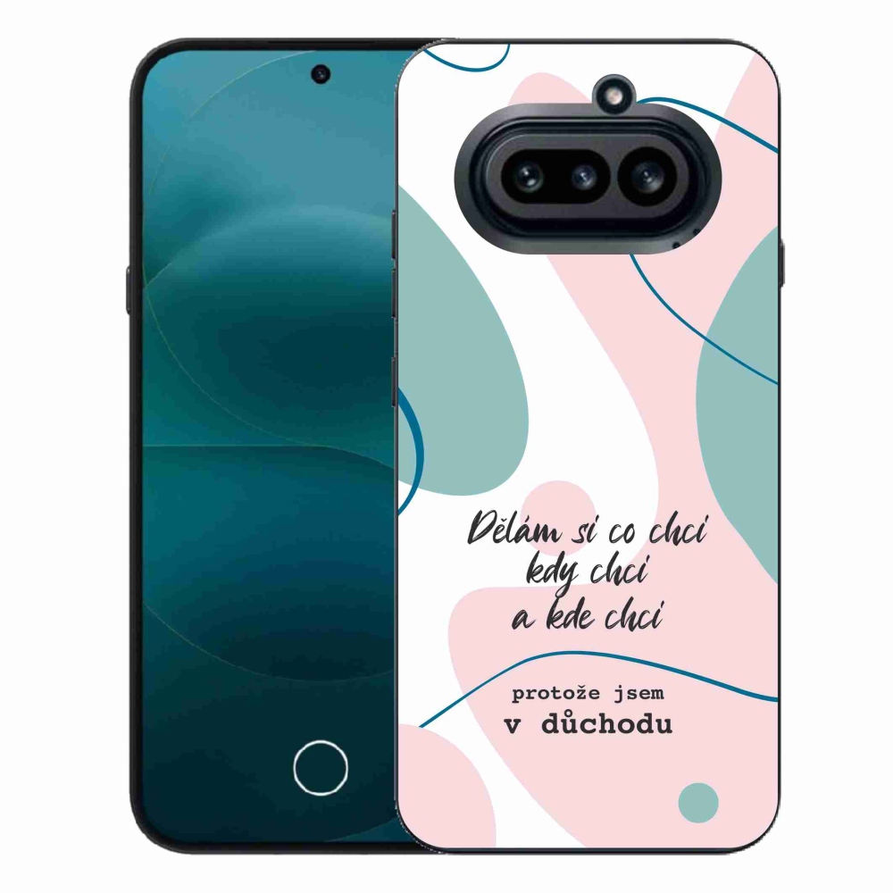 Gélový kryt mmCase na Nothing Phone (4a) - vtipný text 10 biele pozadie