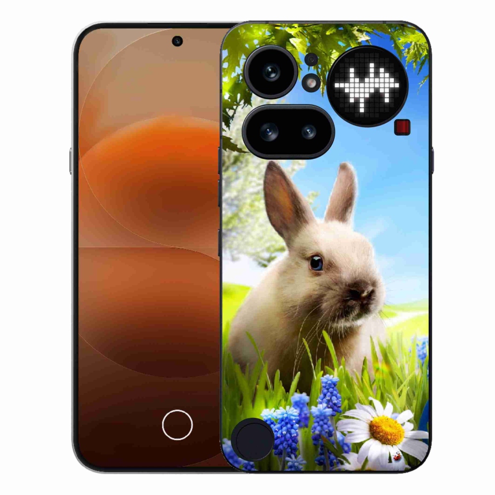 Gélový kryt mmCase na Nothing Phone (4a) - zajačik
