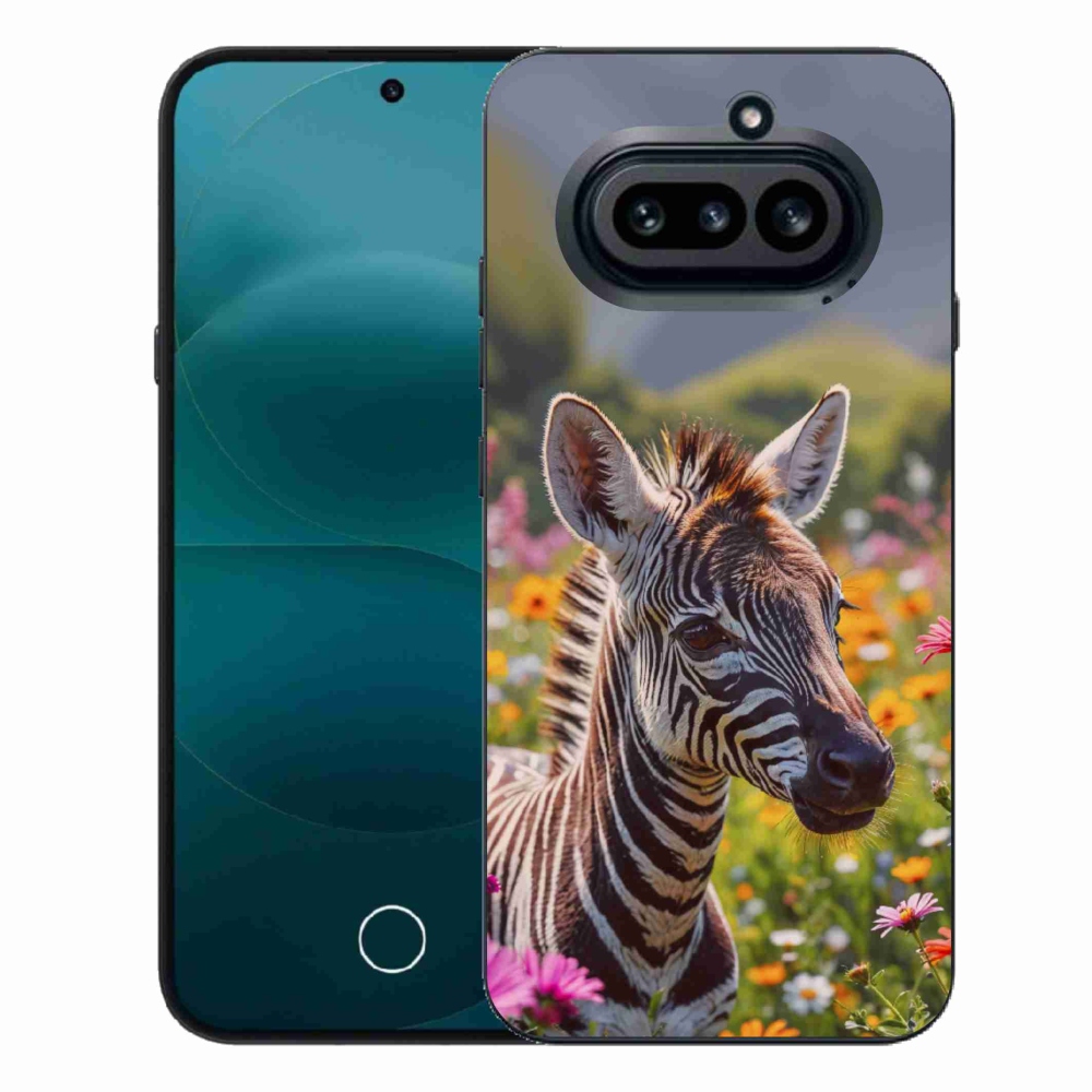 Gélový kryt mmCase na Nothing Phone (4a) - zebra na lúke