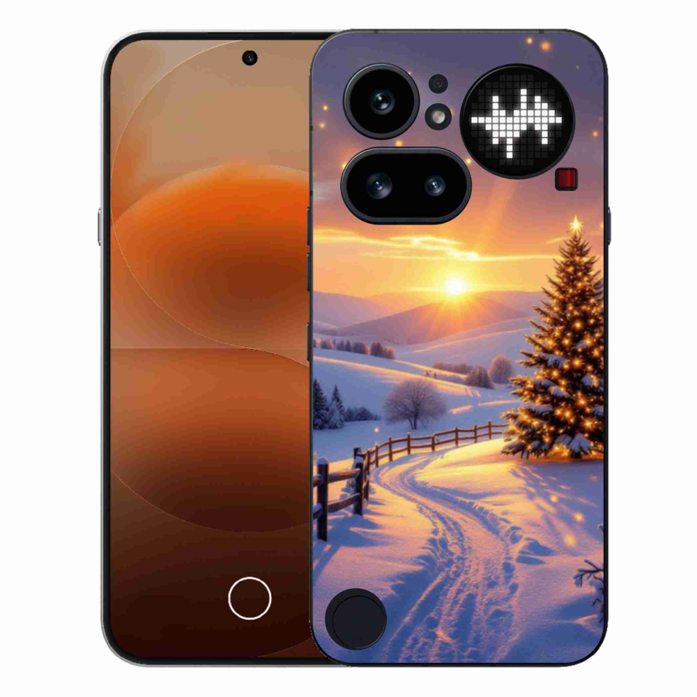 Gélový kryt mmCase na Nothing Phone (4a) - zimná krajina