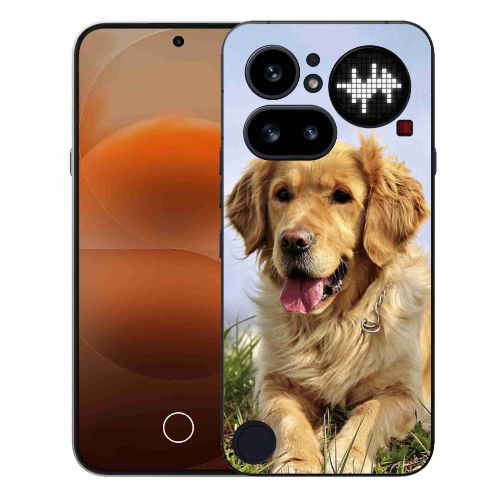 Gélový kryt mmCase na Nothing Phone (4a) - zlatý retriever