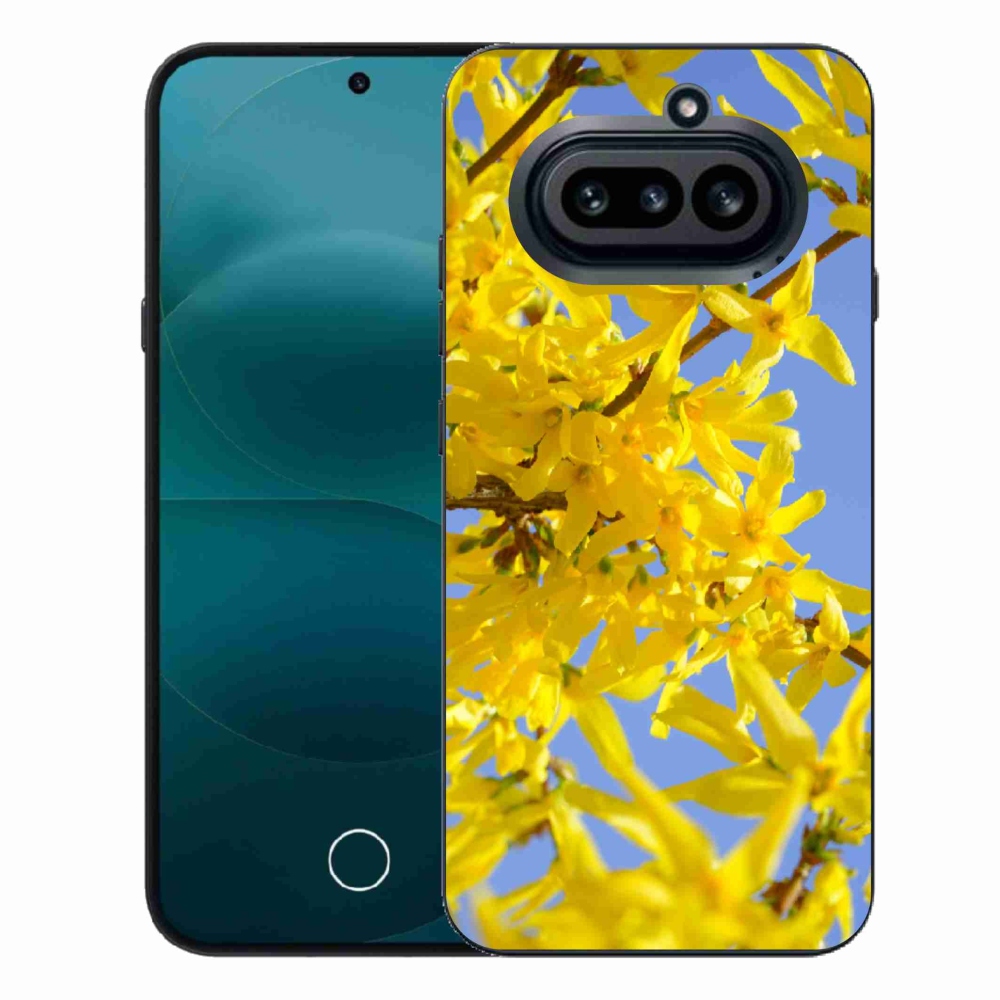 Gélový kryt mmCase na Nothing Phone (4a) - žlté kvety