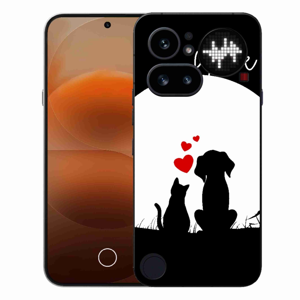 Gélový kryt mmCase na Nothing Phone (4a) - zvieracia láska