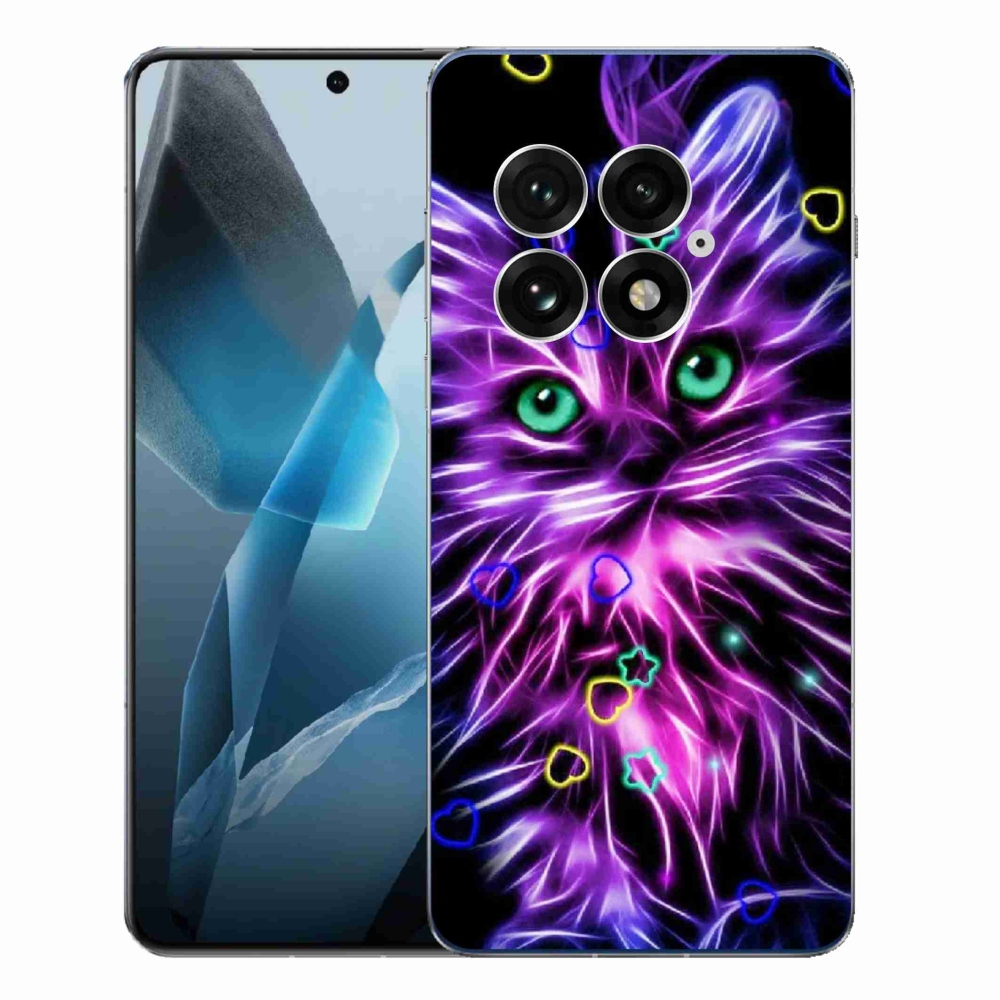 Gélový kryt mmCase na One Plus 13 - abstraktná mačka