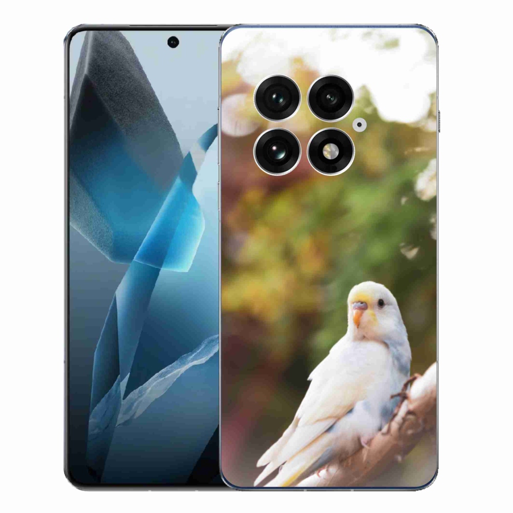 Gélový kryt mmCase na One Plus 13 - andulka biela