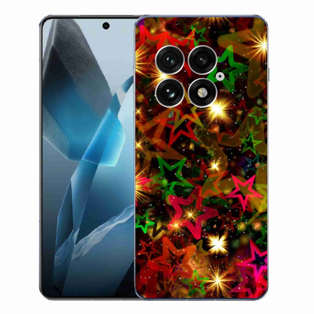 Gélový kryt mmCase na One Plus 13 - farebné hviezdičky