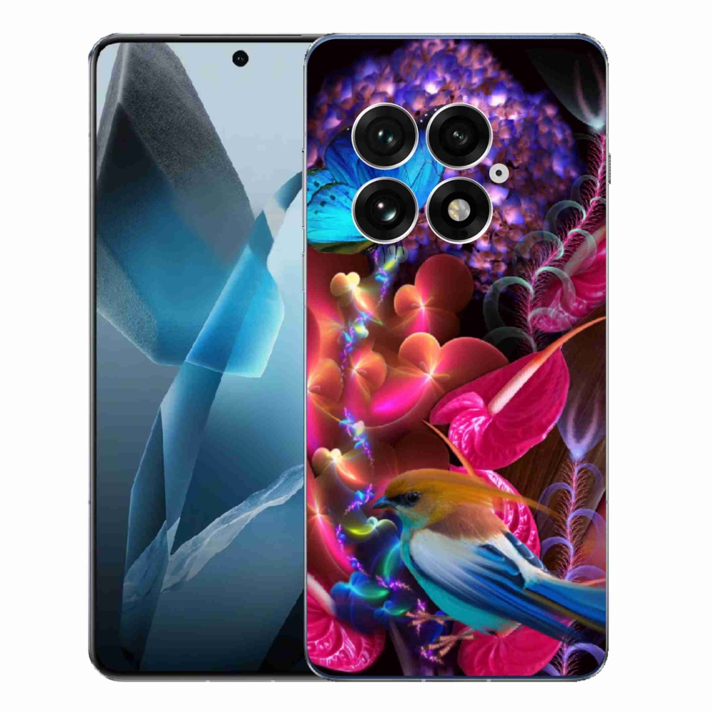 Gélový kryt mmCase na One Plus 13 - farebné kvety