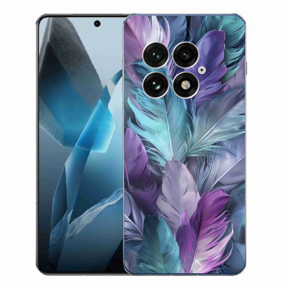 Gélový kryt mmCase na One Plus 13 - farebné perie 2