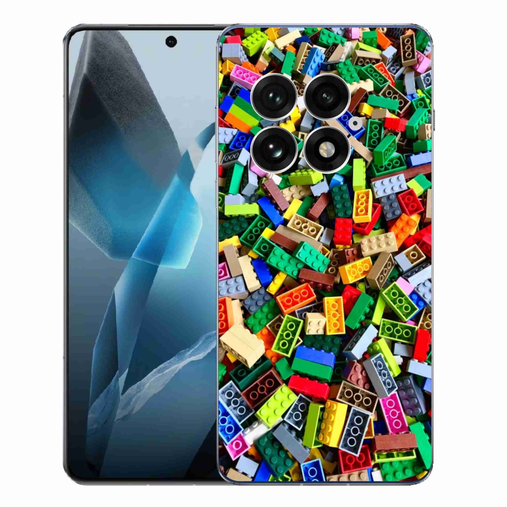 Gélový kryt mmCase na One Plus 13 - farebné stavebné kocky