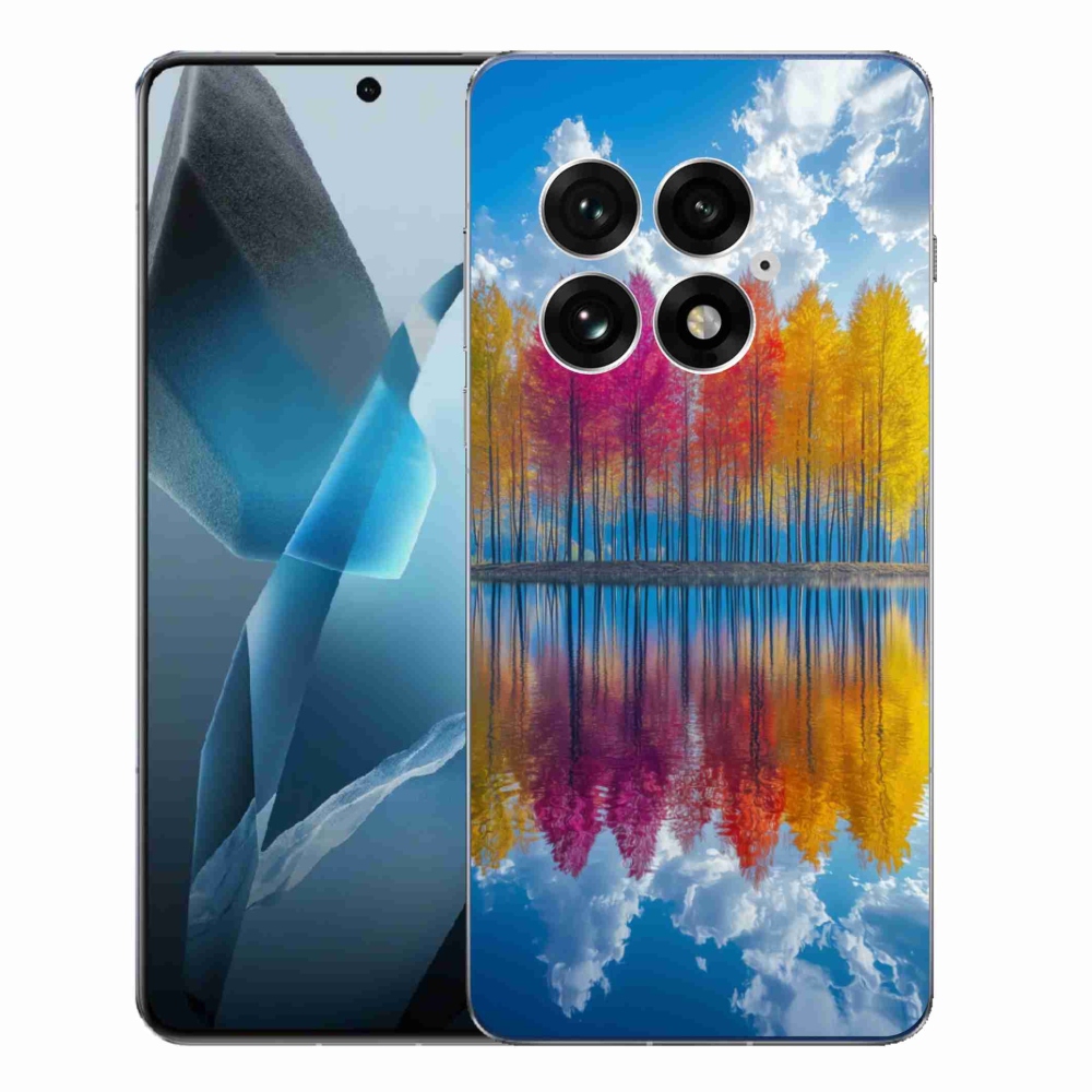 Gélový kryt mmCase na One Plus 13 - farebné stromy