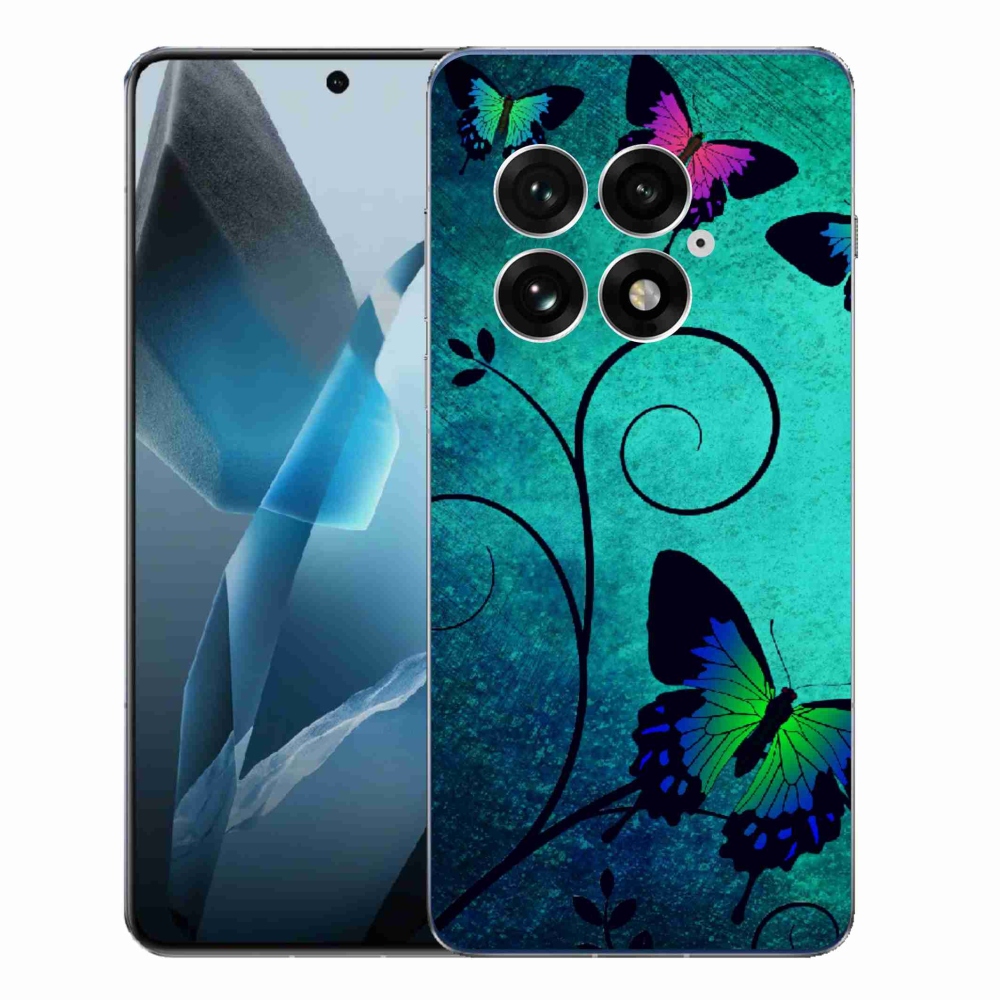 Gélový kryt mmCase na One Plus 13 - farební motýle