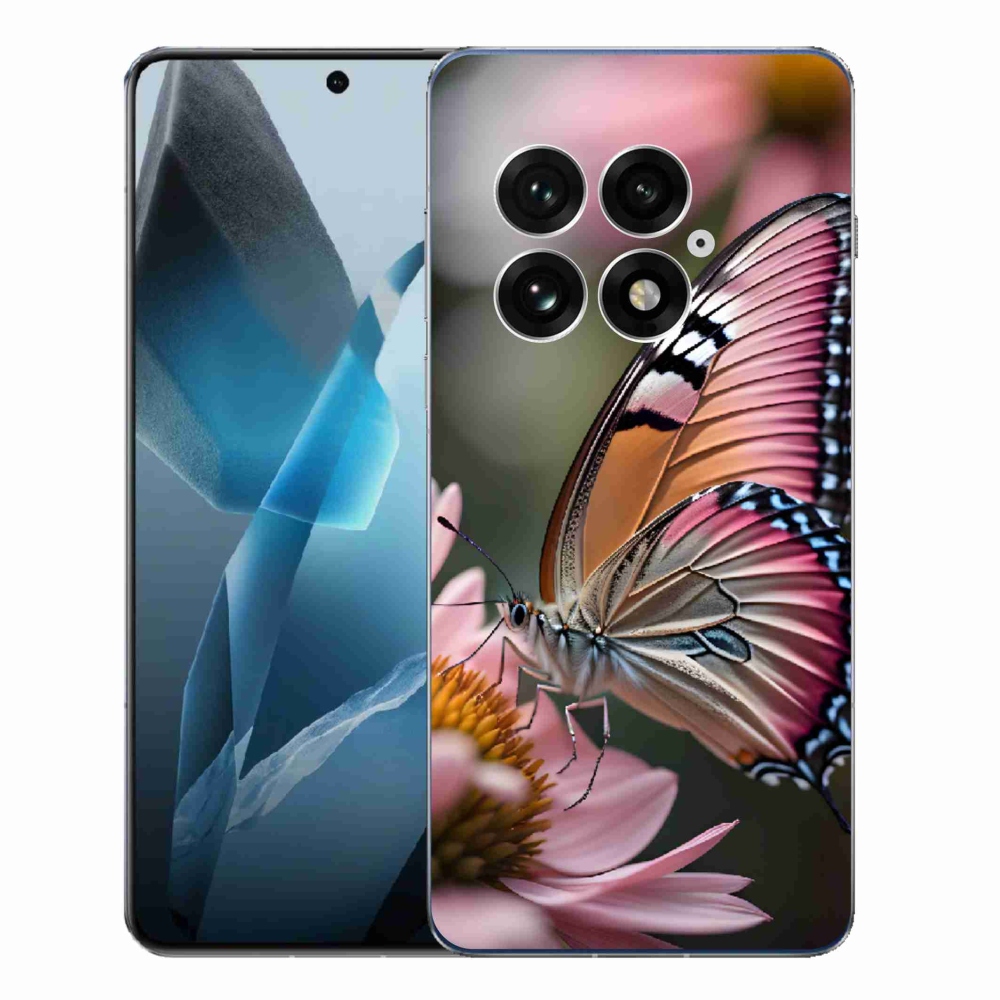 Gélový kryt mmCase na One Plus 13 - farebný motýľ