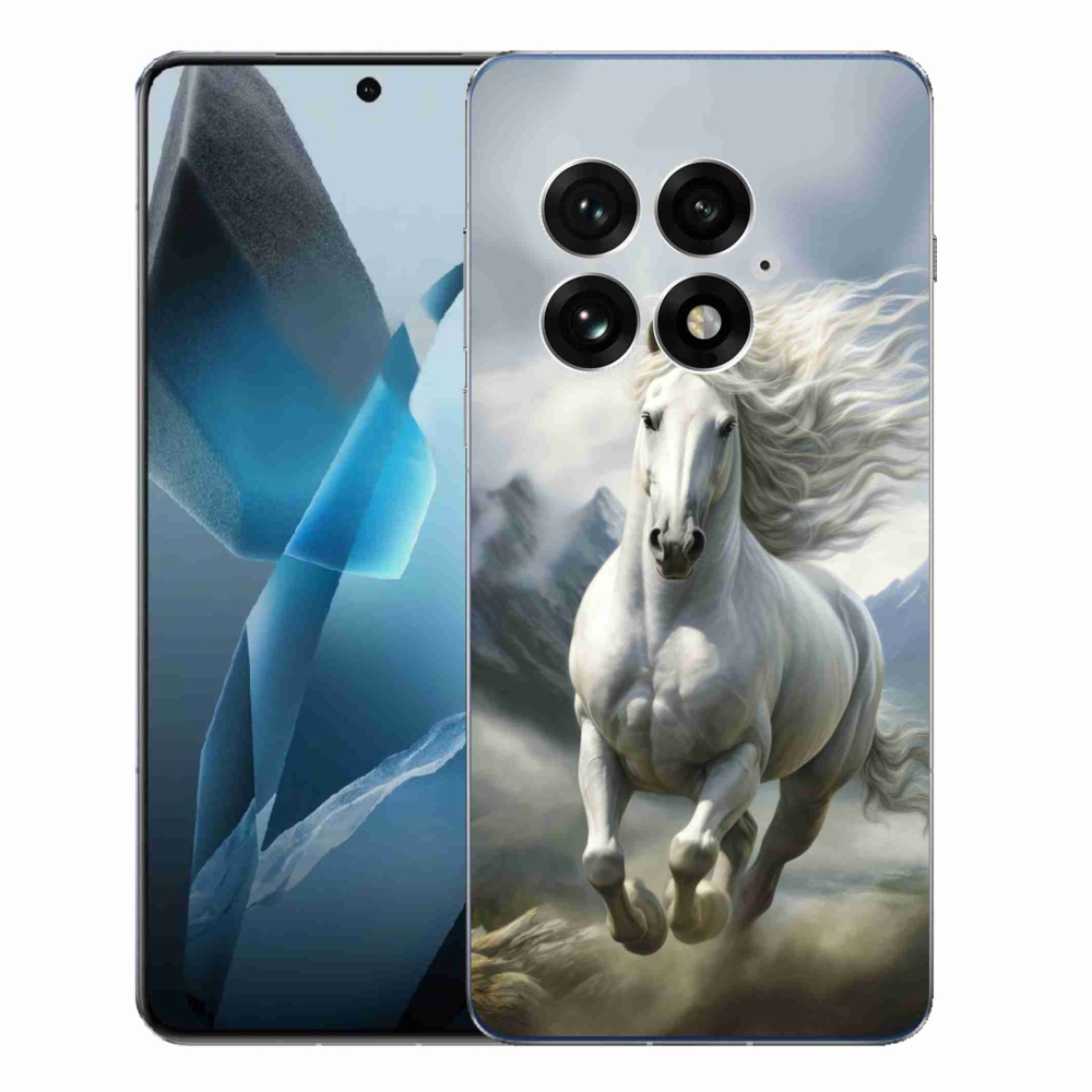 Gélový kryt mmCase na One Plus 13 - bežiaci biely kôň 3