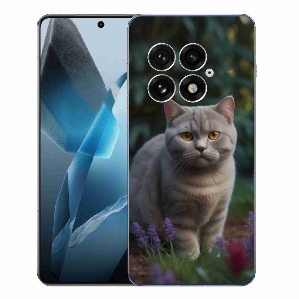 Gélový kryt mmCase na One Plus 13 - britská mačka