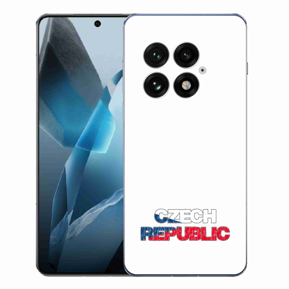 Gélový kryt mmCase na One Plus 13 - Slovak Republic biele pozadie