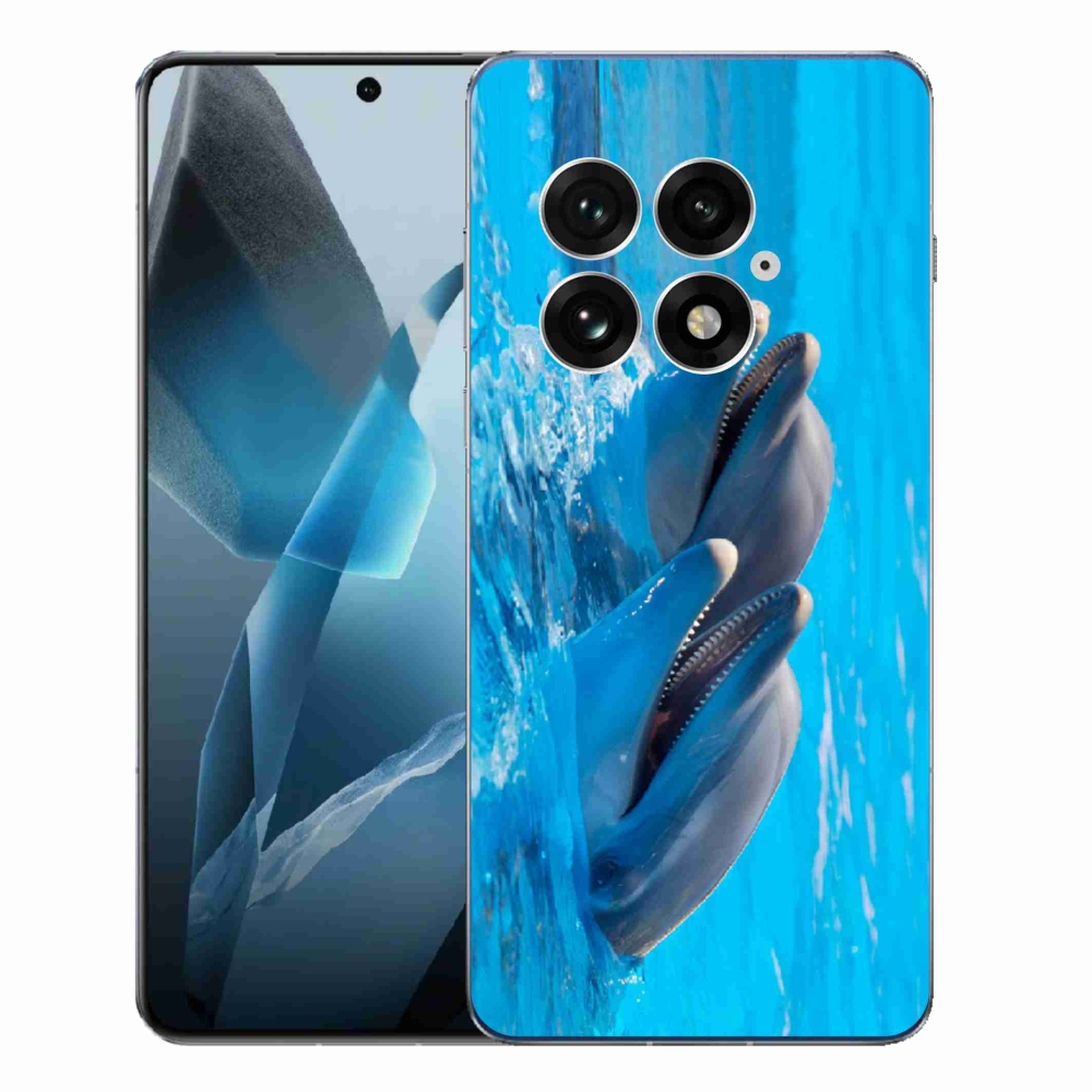 Gélový kryt mmCase na One Plus 13 - delfíny