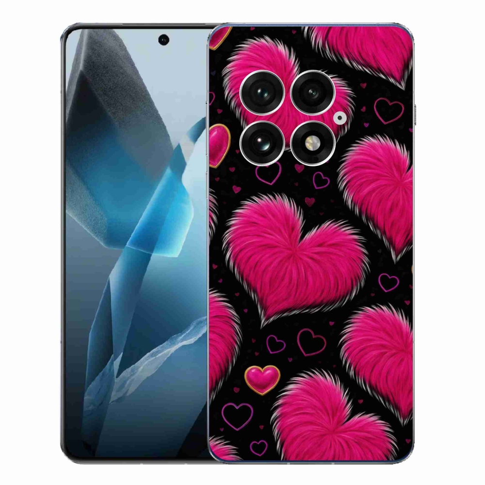 Gélový kryt mmCase na One Plus 13 - hebké srdce