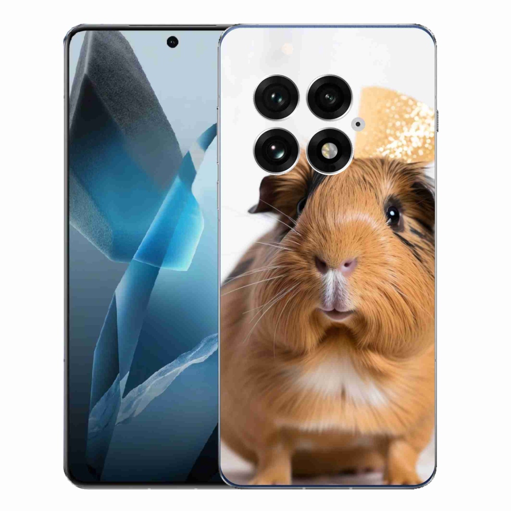 Gélový kryt mmCase na One Plus 13 - hnedé morča
