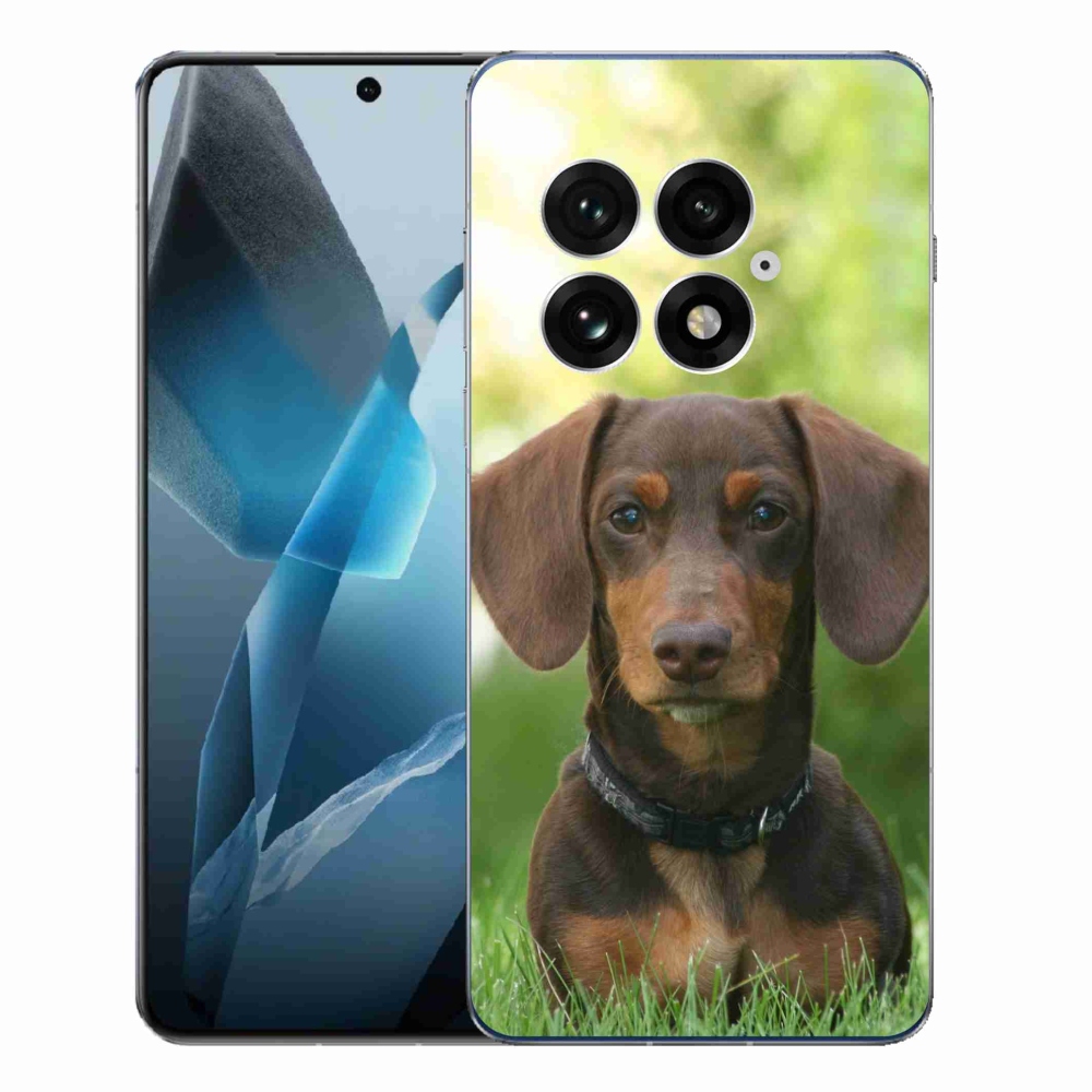 Gélový kryt mmCase na One Plus 13 - hnedý jazvečík