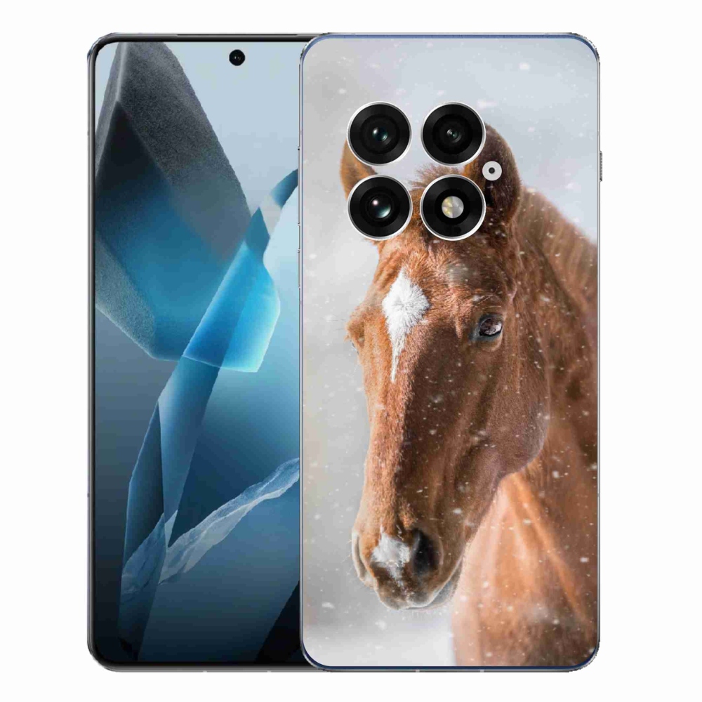Gélový kryt mmCase na One Plus 13 - hnedý kôň 2