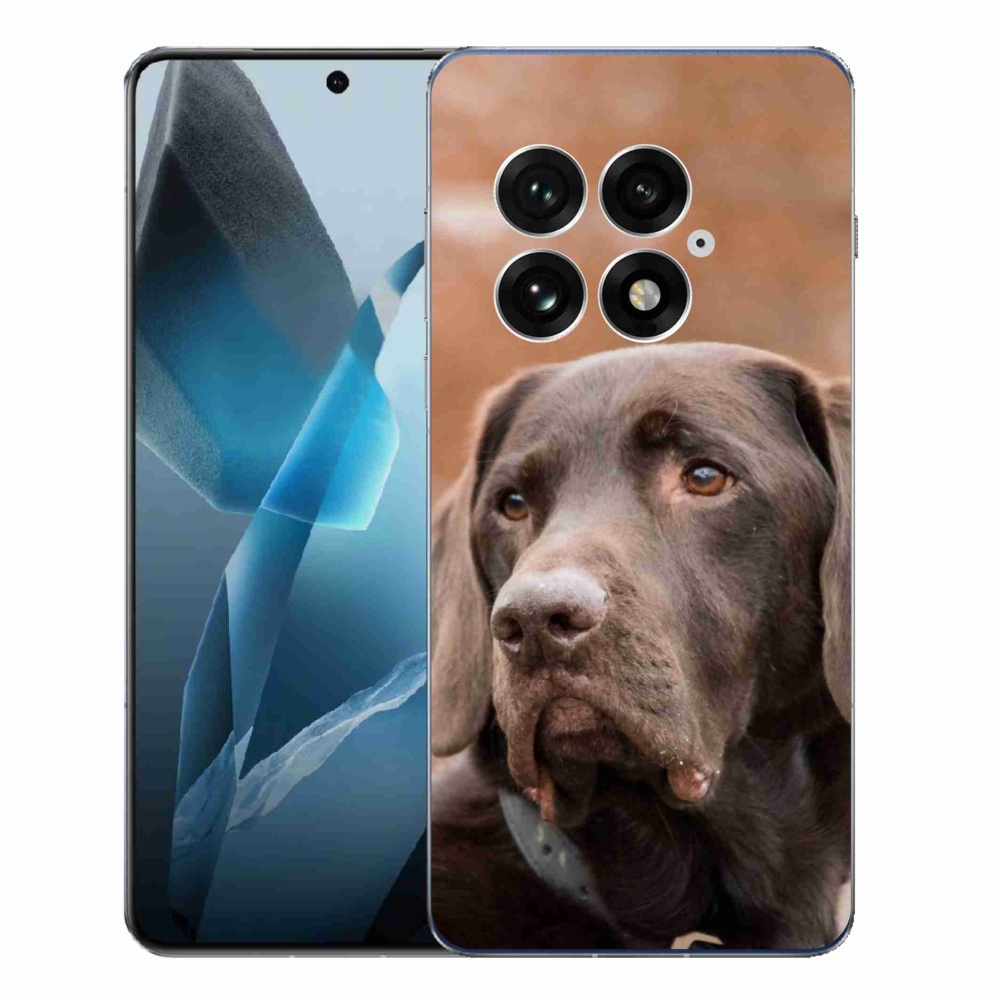 Gélový kryt mmCase na One Plus 13 - hnedý labrador