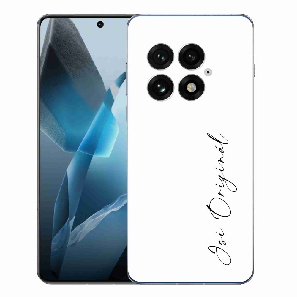 Gélový kryt mmCase na One Plus 13 - si originál biele pozadie