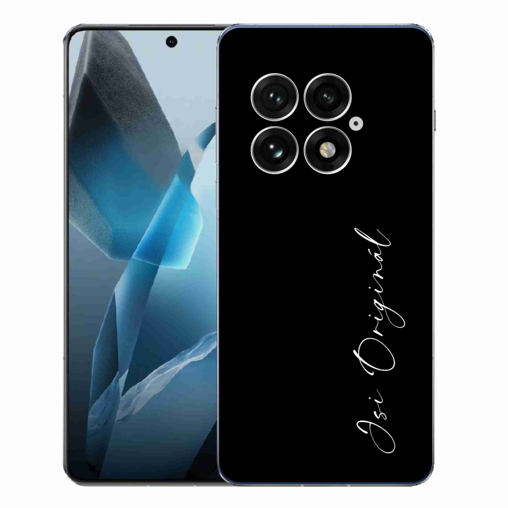 Gélový kryt mmCase na One Plus 13 - si originál čierne pozadie