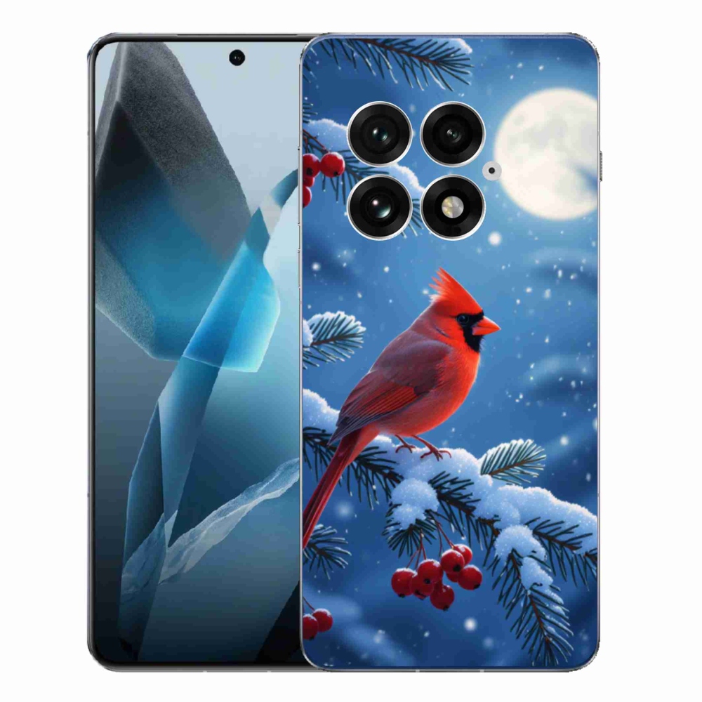 Gélový kryt mmCase na One Plus 13 - kardinál červený