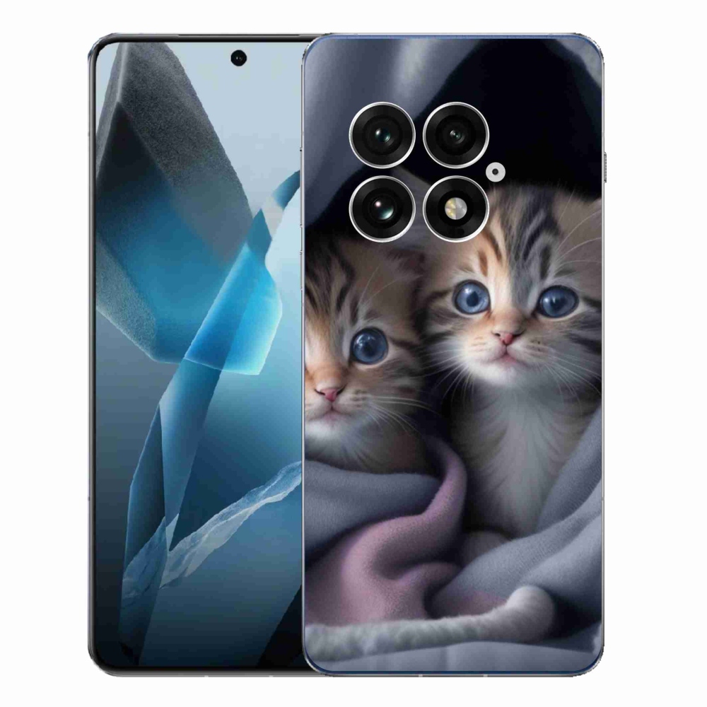 Gélový kryt mmCase na One Plus 13 - mačacie duo 2