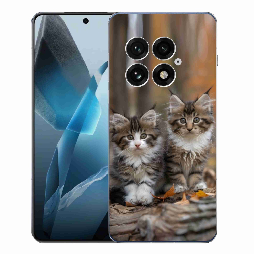 Gélový kryt mmCase na One Plus 13 - mačacie duo 3