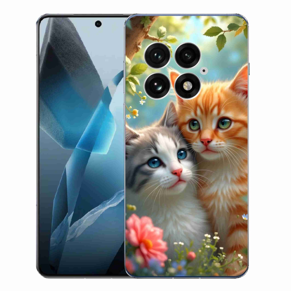 Gélový kryt mmCase na One Plus 13 - mačacia láska 2