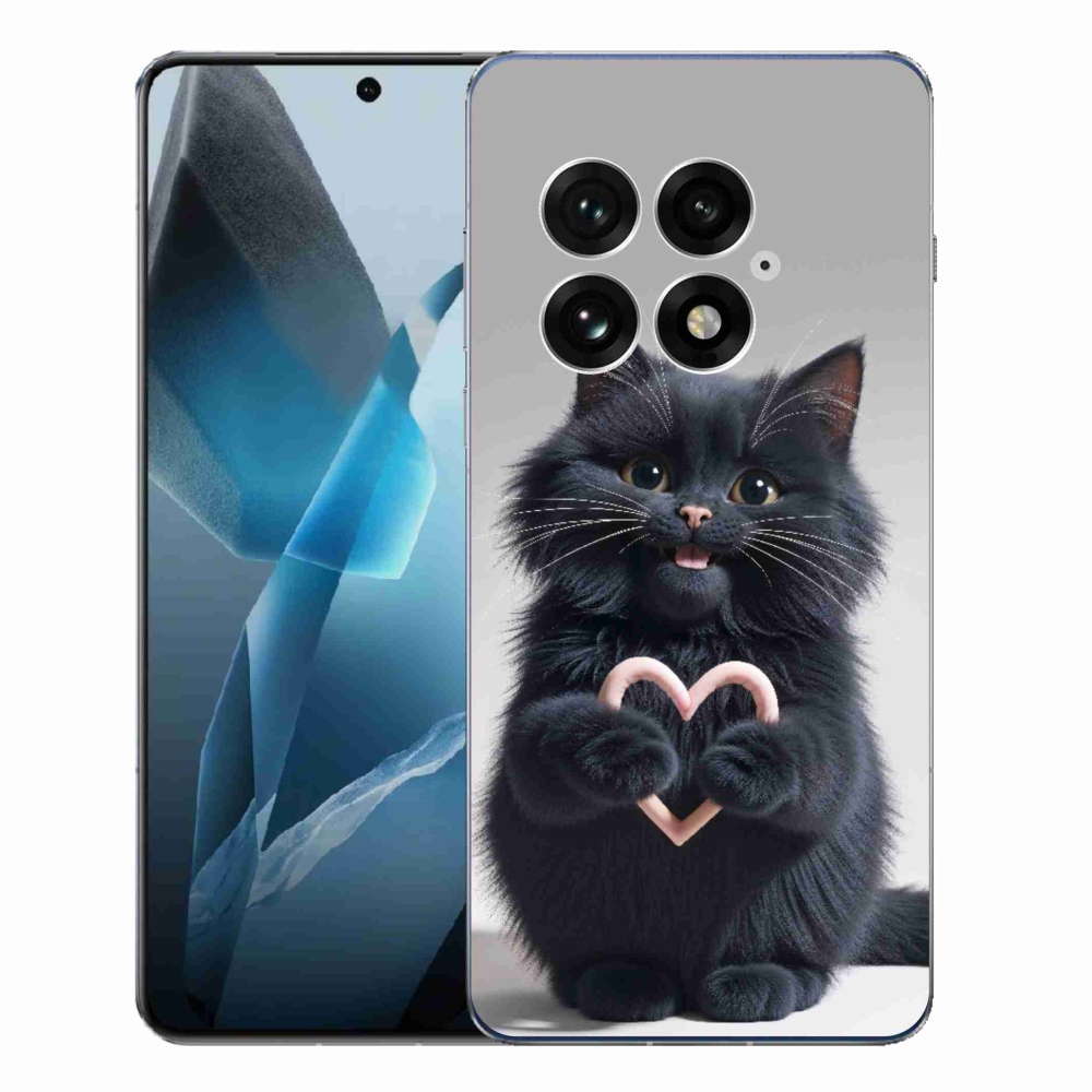 Gélový kryt mmCase na One Plus 13 - mačacia láska 3