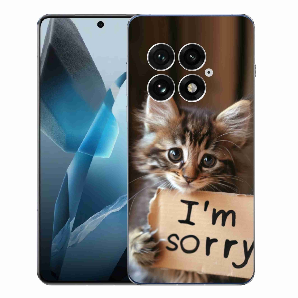 Gélový kryt mmCase na One Plus 13 - mačacie ospravedlnenie