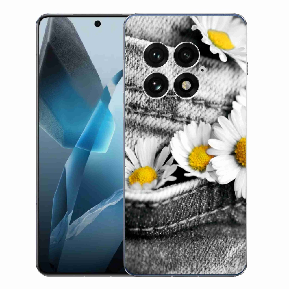 Gélový kryt mmCase na One Plus 13 - margarétky