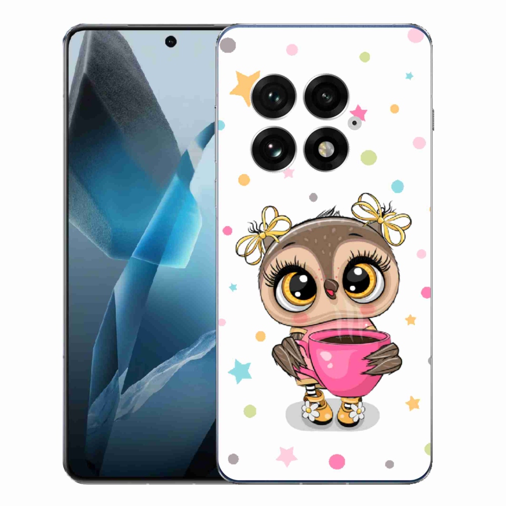 Gélový kryt mmCase na One Plus 13 - kreslená sovička