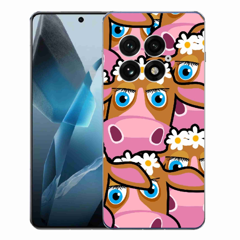 Gélový kryt mmCase na One Plus 13 - kreslené kravičky