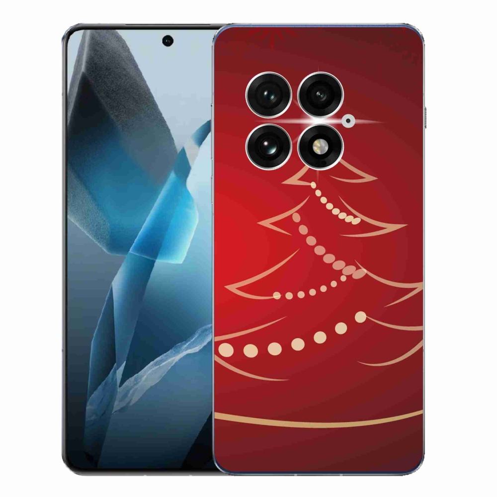 Gélový kryt mmCase na One Plus 13 - kreslený vianočný stromček