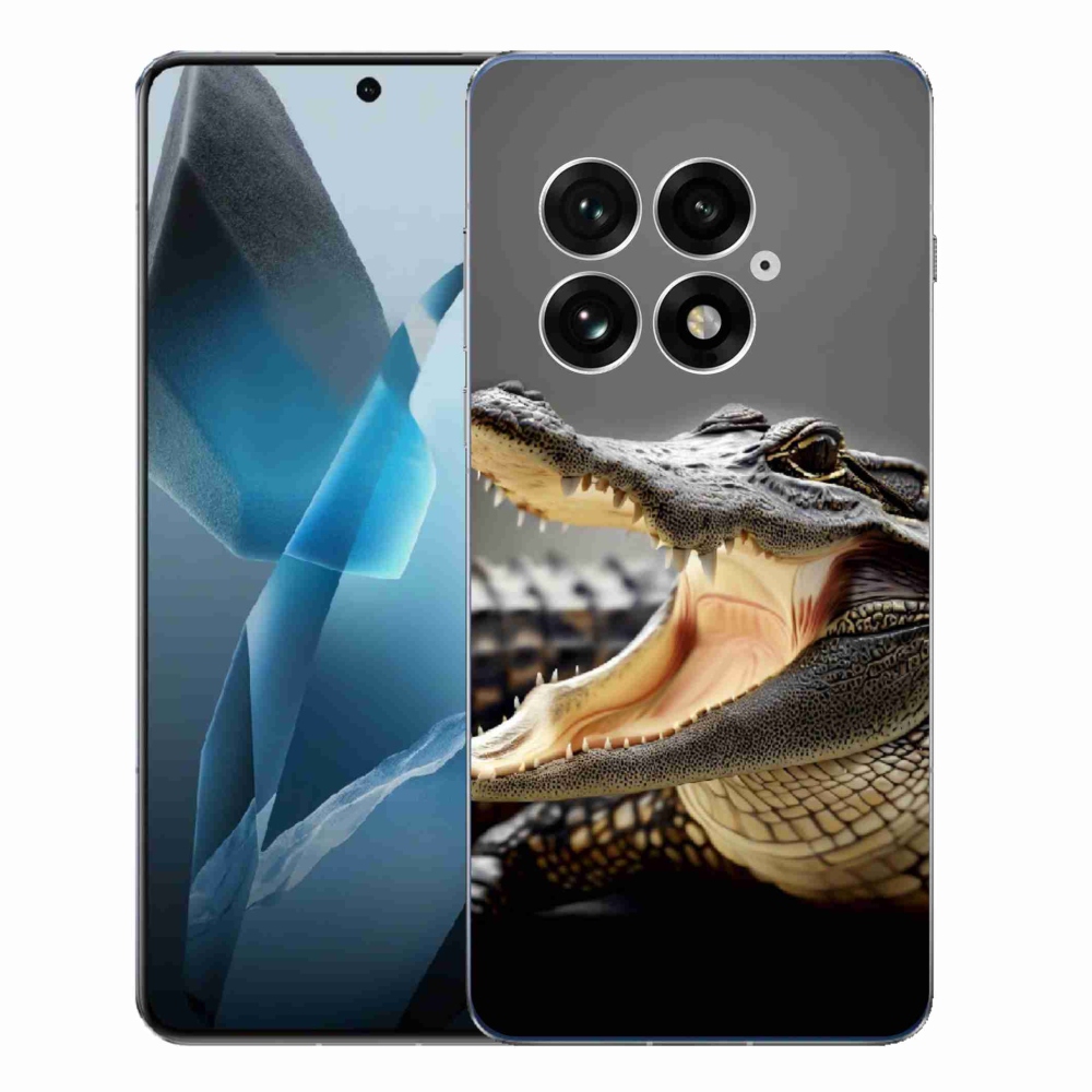 Gélový kryt mmCase na One Plus 13 - krokodíl