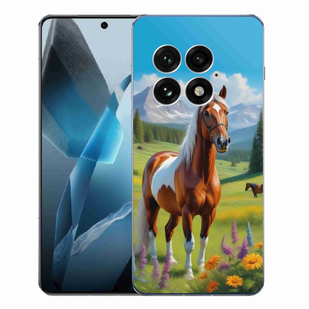 Gélový kryt mmCase na One Plus 13 - kôň na lúke