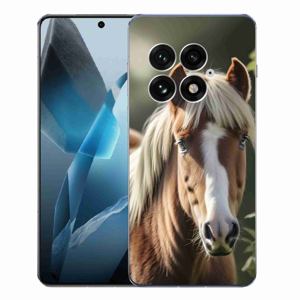 Gélový kryt mmCase na One Plus 13 - kôň so svetlou hrivou