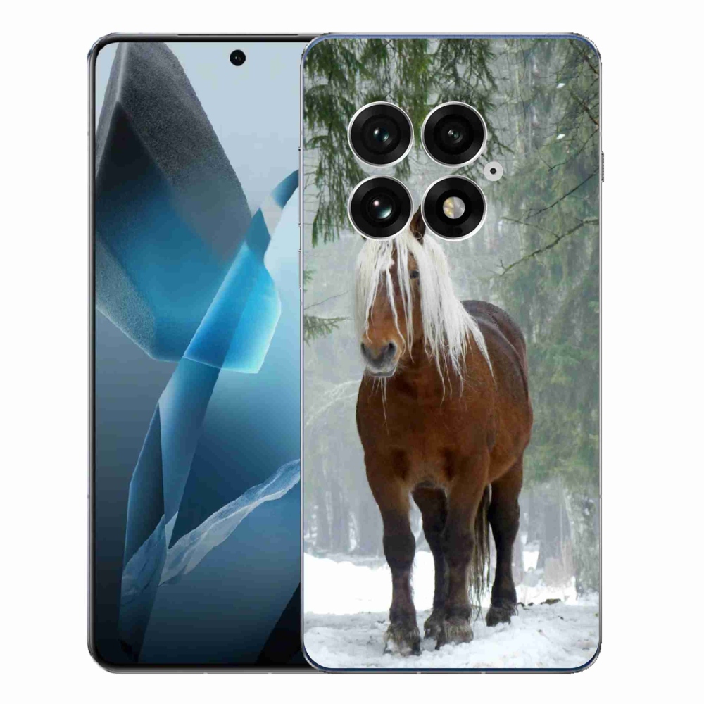 Gélový kryt mmCase na One Plus 13 - kôň v lese