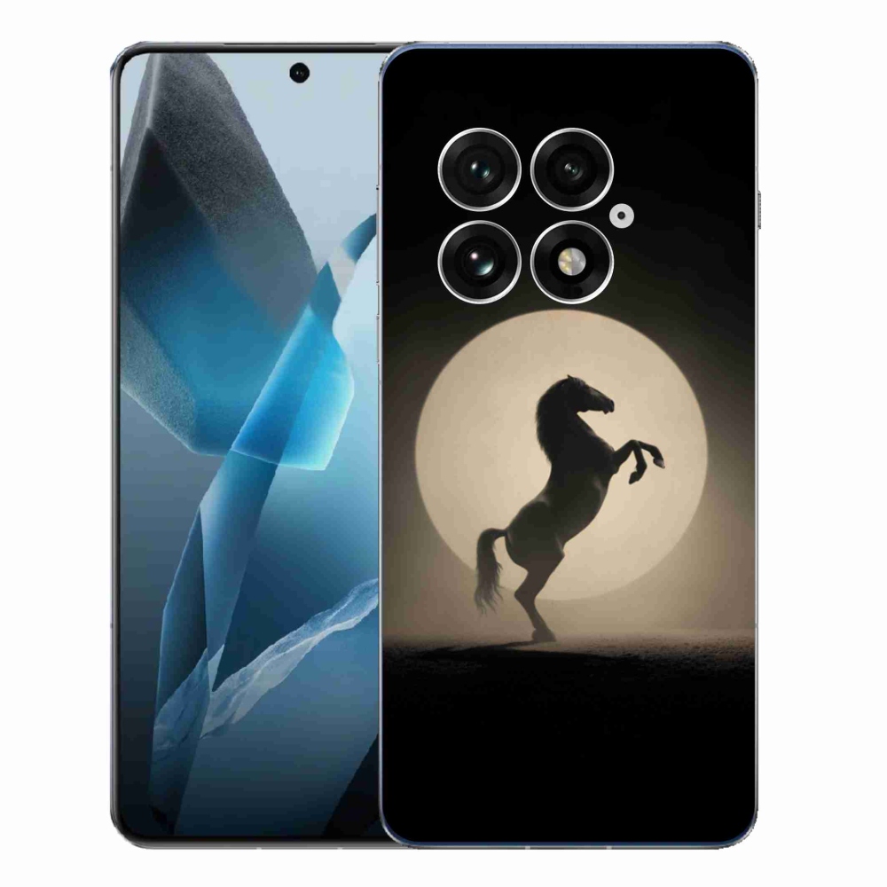 Gélový kryt mmCase na One Plus 13 - kôň v siluete