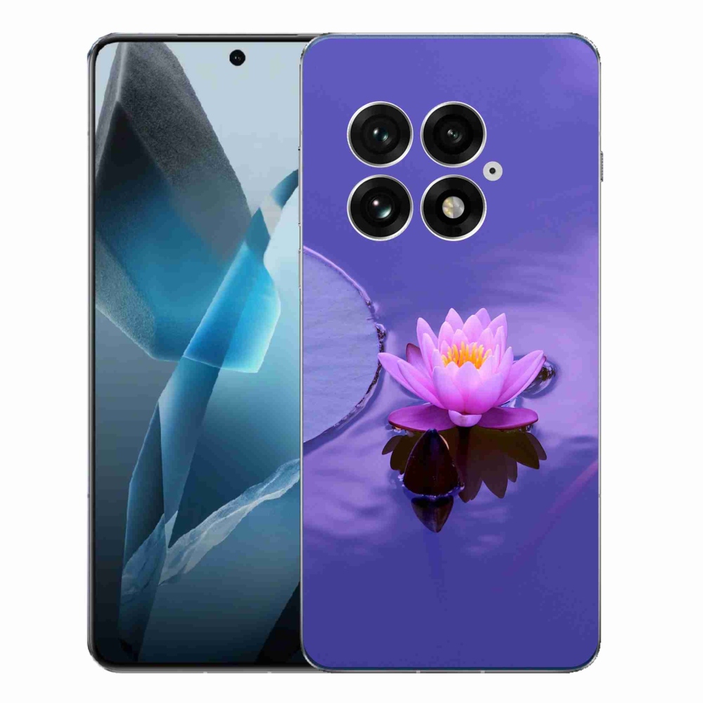 Gélový kryt mmCase na One Plus 13 - kvet na hladine